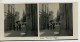 Suisse Rue De Sierre Vers L'eglise Ancienne Photo Stereo Amateur Possemiers 1910 - Stereoscopic