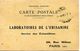 TURQUIE CARTE POSTALE BON POUR UN FLACON ECHANTILLON D'URISANINE DEPART (CONSTANTINOPLE) ?-?-2? POUR LA FRANCE - Covers & Documents
