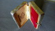 Delcampe - Adr. Segers - Jonkers Juweller Breda - Coffret à Bijou Pour Alliance En Carton Bois Et Papier Couleur Argent - 6cmx4cm - Autres & Non Classés