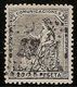 1873-ED. 134  I REPÚBLICA - ALEGORÍA DE ESPAÑA - 20 CENT. NEGRO GRISACEO-USADO ROMBO DE PUNTOS - Oblitérés