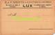 CPA PUB PUBLICITE LUX SANS RIVALE ZONDER WEERGA TIMBRES FACTEUR EGYPTIEN EGYPT ( CONDITION !!! ) - Poste & Facteurs