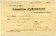 CANADA CARTE POSTALE BON POUR UN FLACON ECHANTILLON D'URISANINE DEPART ST HYACINTHE OCT 23  1925 POUR LA FRANCE - Cartas & Documentos