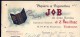 FACTURE OU LETTRE ANCIENNE DE TOULOUSE- 1917 - PAPIER CIGARETTES JOB- BELLE ILLUSTRATION POLYCHROME- 2 SCANS- - Stamperia & Cartoleria