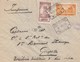 LETTRE. 6 12 25. RECOMMANDÉ ENCLAVE ESPAGNOLE DE MELILLA. POUR CAPITAINE à GERYVILLE TERRITOIRE MILITAIRE D'AÏN SEFRA/3 - Covers & Documents