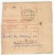 Yugoslavia SHS Jugoslawien Paketkarte Parcel Card  1924 Stamps With Error - Briefe U. Dokumente