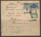 Yugoslavia SHS Slovenia Bosnia Jugoslawien Paketkarte Parcel Card 1920 Franked With Porto Stamp, Signed Velickovic - Briefe U. Dokumente