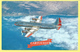 CPA AVION DC7  AMERICAN AIRLINE AMERICAN AIRLINES  Pub Compagnie - 1946-....: Era Moderna