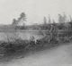 CAMP DE COETQUIDAN - N° 843 - L' ETANG DU CHATEAU DU BOIS DU LOUP AVEC PERSONNAGES - CPA NON VOYAGEE - Guer Coetquidan