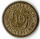 Pièces De Monnaie 10 Reichspfennig 1924J - 10 Rentenpfennig & 10 Reichspfennig