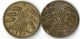 Lot 2  Pièces De Monnaie 10 Reichspfennig 1924 A -1929 A - 10 Rentenpfennig & 10 Reichspfennig