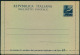 1945, Card Letter 20 Lire Olive Tree Unused. Biglietto Postale - Andere & Zonder Classificatie