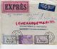 MAROC - ENVELOPPE PAR AVION EXPRES- EVEN ROBERT MARIGNANE- 1962- TIMBRE MOHAMED V- MARSEIOLLE GARE - Maroc (1956-...)