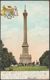 General Brock Monument, Queenston, Ontario, 1906 - Nicklis & Lawrence Postcard - Other & Unclassified