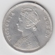 @Y@    BRITISH INDIA  1 Rupee  1862  4 DOTS    (2640A) - Inde