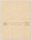 Nederlands Indië - 1922 - 7,5+7,5 Cent Cijfer, Briefkaart G30 Ongebruikt - H&amp;G 31 - Indie Olandesi