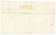 71 1809 Cachet Trés Rare N°32 DEB/ ARM. DU RHIN En Rouge Au Verso D'une Lettre Avec Texte De MADRID Pour Le QUARTIER GEN - Other & Unclassified