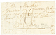 71 1809 Cachet Trés Rare N°32 DEB/ ARM. DU RHIN En Rouge Au Verso D'une Lettre Avec Texte De MADRID Pour Le QUARTIER GEN - Andere & Zonder Classificatie