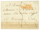 75 1810 N° 16 ARM. D' ALLEMAGNE Rouge Sur Lettre Avec Texte De GLOGAU Pour La FRANCE. Verso, Cachet Rare BARATTE COMMISS - Autres & Non Classés