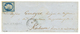 91 1855 20c(n°14) Obl. AOK + ARMEE D'ORIENT Sur Enveloppe Pour KINBURN. RARE En Local. Verso, ARMEE D'ORIENT 1er CORPS.  - Andere & Zonder Classificatie