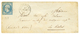 93 1855 20c(n°14) Obl. AOB + ARMEE D'ORIENT Sur Enveloppe Pour La FRANCE. Signé BRUN. TB. - Sonstige & Ohne Zuordnung