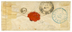 99 1852 15c Vert(n°2) TTB Margé + 25c(n°4) TTB Margé Obl. ETOILE + PARIS (60) Sur Petite Enveloppe Pour BRUXELLES(BELGIQ - 1849-1850 Ceres