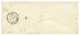 106 1851 1F CARMIN (n°6) TTB Margé + 25c CERES(n°4)x2 Effleurés Obl. GRILLE SANS FIN Sur Enveloppe Pour STE MARTHE (COLO - 1849-1850 Cérès