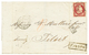 108 "1F Pour La RUSSIE " : 1853 1F(n°6) TB Margé Obl. DS2 Sur Lettre De PARIS Pour TILSIT. Nombreux Cachets De Passages  - 1849-1850 Cérès