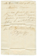 158 1866 10c(n°21) Obl. GC 3753 + T.22 ST MARTIN-DE-LONDRES + Taxe 2 + Boite Rurale G Sur Lettre Avec Texte Daté "CAUSSE - 1862 Napoléon III