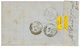 163 POSTE FERROVIAIRE - Cachet D' ESSAI : 1867 20c(n°22) Obl. Etoile + Cachet D' Essai VILLENEUVE St G. 1 Sur Lettre Pou - 1862 Napoléon III.