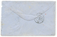 169 "Double Port Pour LAGOS" : 1864 Paire 80c Def. Obl. GC 2429 + T.15 MONTAUBAN Sur Enveloppe(pd) Avec Texte Complet (8 - 1862 Napoleon III