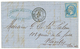 170 1867 20c(n°22) Obl. GC 2989 + LAVARDAC BOITE MOBILE Sur Lettre De PONT DE BORDES. TB. - 1862 Napoléon III.