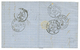170 1867 20c(n°22) Obl. GC 2989 + LAVARDAC BOITE MOBILE Sur Lettre De PONT DE BORDES. TB. - 1862 Napoléon III.