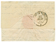 191 1870 20c(n°29) Obl. PARIS SC 16 Nov 70 Rouge + Cachet De Passage LUZARCHES 20 Nov 70 (cote +875€) Sur Lettre Avec Te - Other & Unclassified