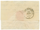 191 1870 20c(n°29) Obl. PARIS SC 16 Nov 70 Rouge + Cachet De Passage LUZARCHES 20 Nov 70 (cote +875€) Sur Lettre Avec Te - Altri & Non Classificati