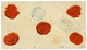 213 1874 CERES 15c+ 25c+ 30c(x2) Obl. ROULETTE De GROS POINTS Sur Enveloppe CHARGEE De PARIS Pour La SUISSE. Signé BRUN. - 1871-1875 Ceres