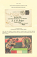 228 BOER WAR PROPAGANDA : Collection De 6 Cartes (dont 3 Affranchies Type Sage) Sur La Visite Du Président KRUGER à PARI - 1876-1878 Sage (Typ I)