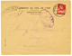 245 1917 SUISSE 10c Obl. BONCOURT Sur Env. Pour BALE. Verso, FRANCE 10c+ 15c Semeuse Obl. CHEMIN DE FER DE L'EST/AGENCE  - Sonstige & Ohne Zuordnung