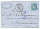 251 1872 25c(n°60) Obl. Etoile 30 + PARIS 5 Mars 72 + Taxe 2 Bleue Sur Lettre Pour SARGUEMINES. Verso, Ambulant Allemand - Altri & Non Classificati