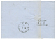 251 1872 25c(n°60) Obl. Etoile 30 + PARIS 5 Mars 72 + Taxe 2 Bleue Sur Lettre Pour SARGUEMINES. Verso, Ambulant Allemand - Other & Unclassified