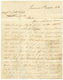 259 1813 PURIFIE A GENES Sur Lettre Avec Texte De SMYRNE Pour L'ANGLETERRE. RARE. TTB. - Used Stamps