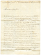 261 1725 DE LA ROCHELLE Sur Lettre Avec Texte Daté "MARTINIQUE" Pour BORDEAUX. TTB. - Usati