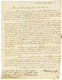 267 1838 PAQUEBOTS DE LA MEDITERRANEE En Noir (rare) + ALEXANDRIE EGYPTE Sur Lettre Avec Texte D' ALEXANDRIE Pour La FRA - Gebraucht