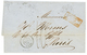 271 1854 OSIRIS 16 Avril + Taxe 10 Sur Lettre De CONSTANTINOPLE Pour PARIS. Paquebot Rare. TB. - Gebraucht