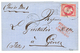 280 "QUIRINAL" : 1861 80c(n°17) TB Margé Obl. Cachet Du Paquebot QUIRINAL 17 Nov 61 Avec Texte De MARSEILLE Pour L' ITAL - Oblitérés