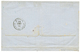 283 1862 10c(n°21)+ 40c(n°23) Obl. Cachet Bleu Du Paquebot CYDNUS Sur Lettre De MARSEILLE Pour CONSTANTINOPLE. RARE. TB. - Used Stamps