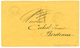 298 1873 Cachet Trés Rare TRINITE PAQ FR. + Taxe 12 Biffée Sur Env. Du VENEZUELA Pour BORDEAUX. TB. - Usati