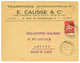 302 1935 ALGERIE 50c Obl. PORT-VENDRES PAQUEBOT PYRENNEES ORIes Sur Env. D' ALGER Pour La FRANCE. Cote 190€. TTB - Oblitérés