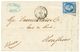 303 1860 20c(pd) Obl. PC 1523 + LE HAVRE BATEAU A VAPre Sur Lettre Pour HONFLEUR. TB. - Used Stamps