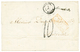 305 1852 Cursive ALEXANDRETTE + Taxe 10 + SMYRNE Sur Lettre Avec Texte D' ALEP Pour MARSEILLE. RARE. TB. - Sonstige & Ohne Zuordnung