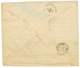 314 JAFFA : 1875 80c CERES Obl. GC 5089 + JAFFA SYRIE Sur Enveloppe Pour MARSEILLE. TTB. - Altri & Non Classificati